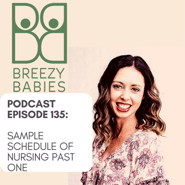 135. Sample Schedule of Nursing Your Baby Past One Year