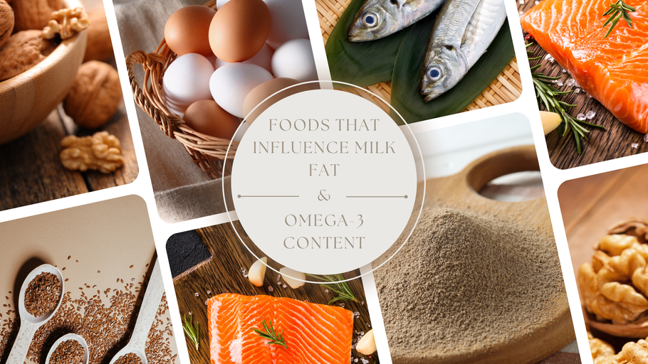 Foods That Influence Milk Fat & Omega-3 Content By: Taylor Hussey